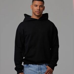 TALENTLESS MENS HEAVYWEIGHT Black Hoodie for Men Size Large